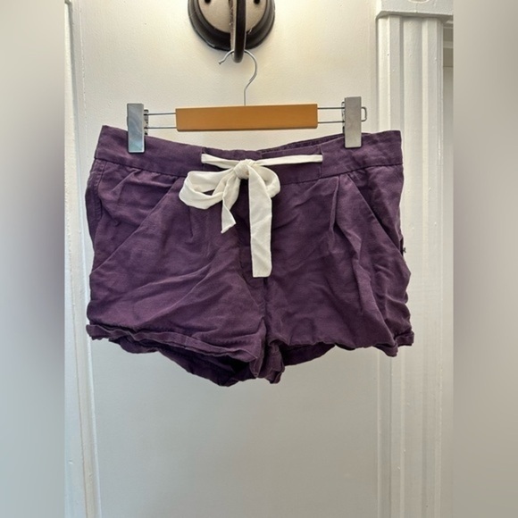 Aritzia Wilfred Linen Shorts SZ 6 - Picture 1 of 5